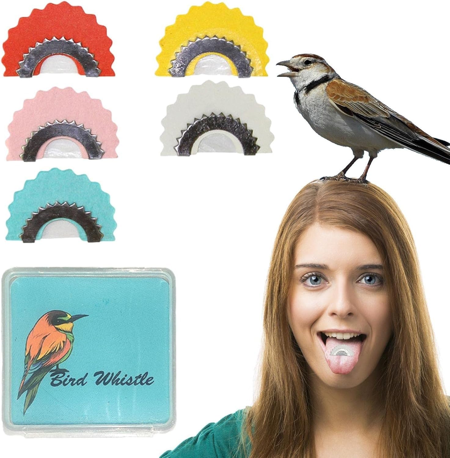 BWOGUE 2Pcs Bird Whistles for Adults | Prank Toys Fun Bird Whistle Bird Caller Tongue Whistle Warbler, Bird Caller Tongue Whistle Portable Funny Trick Game Metal Tweeting Noisemaker Toys (B0DCFZ38GV) Amazon Price History, Amazon Price Tracker