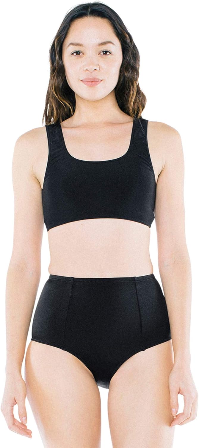 American Apparel Women's High-Waist Bikini Bottom