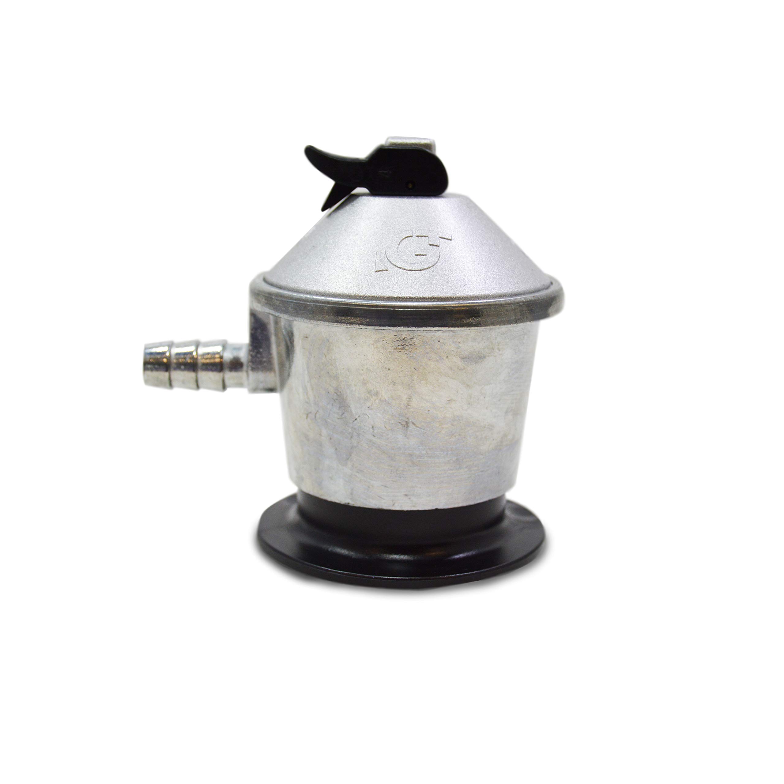 S&M 591013 - Kit standard per bombola di gas butano: regolatore + tubo di gomma (1,5 metri) + 2 morsetti di sicurezza | per cucine, riscaldatori, barbecue, stufe, stufe e paelleros