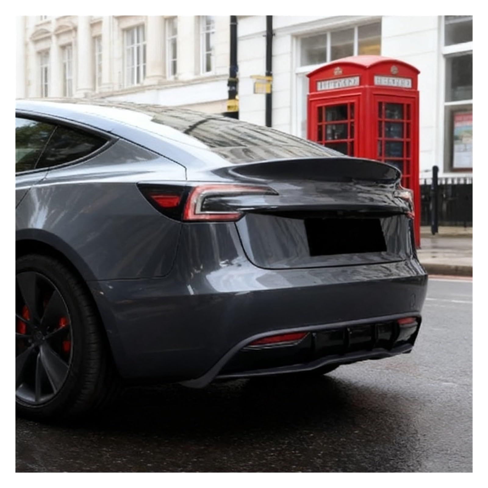 Splitter Pare-Chocs Arrière pour Tesla pour modèle 3 Highland 2024 2025 séparateur de becquet Pare-Chocs arrière pour la Protection