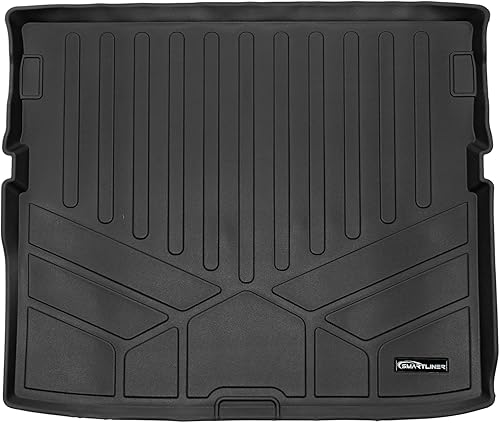 Miniatura 17 de SMARTLINER Alfombrillas de suelo de ajuste personalizado, 3 filas y forro de carga detrás de la tercera fila, color negro, compatibles con