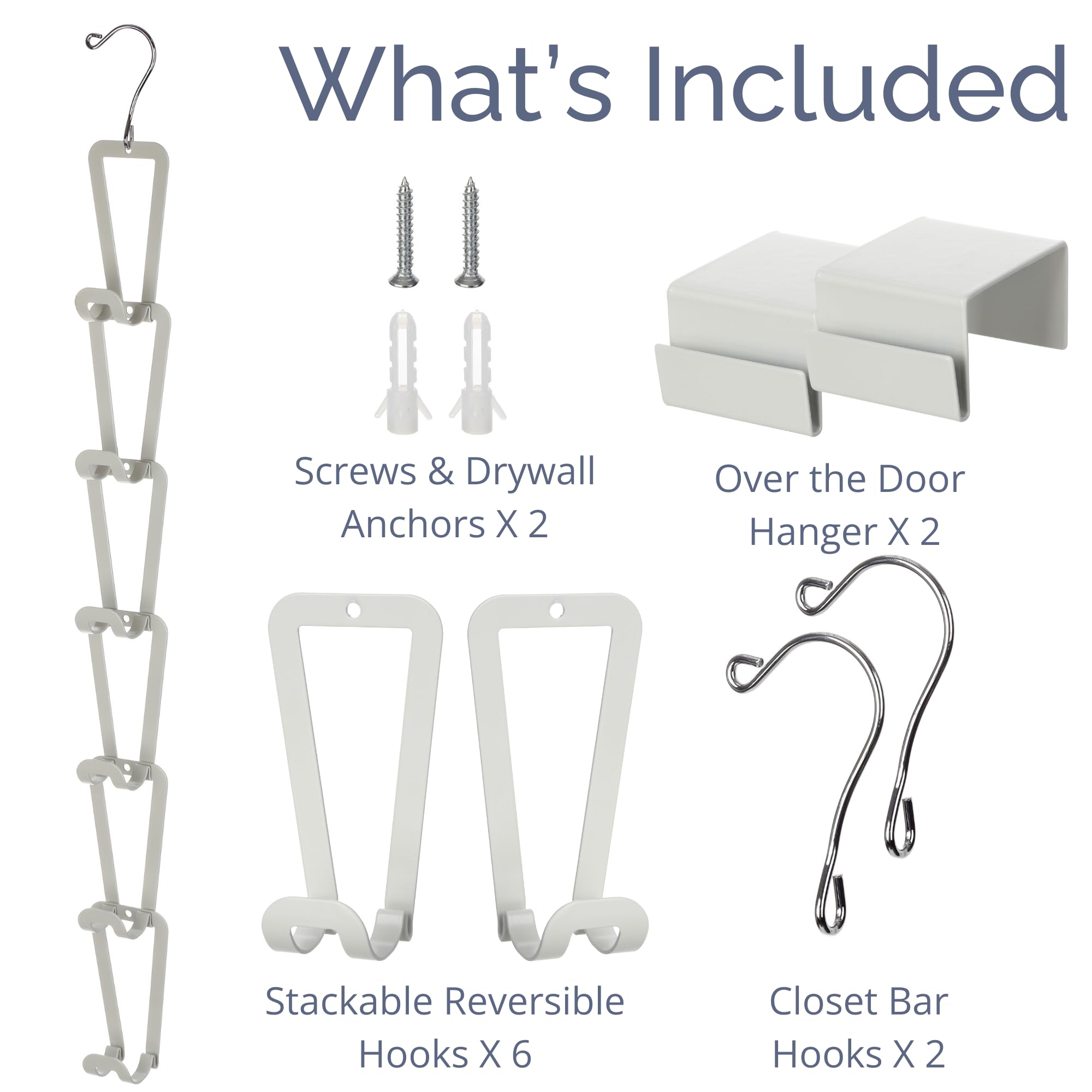 Organizador de bolso elegante y funcional para pared, organizador de bolsos sobre la puerta, estante versátil para colgar en la pared, ideal para uso doméstico u oficina, accesorios adicionales para 4
