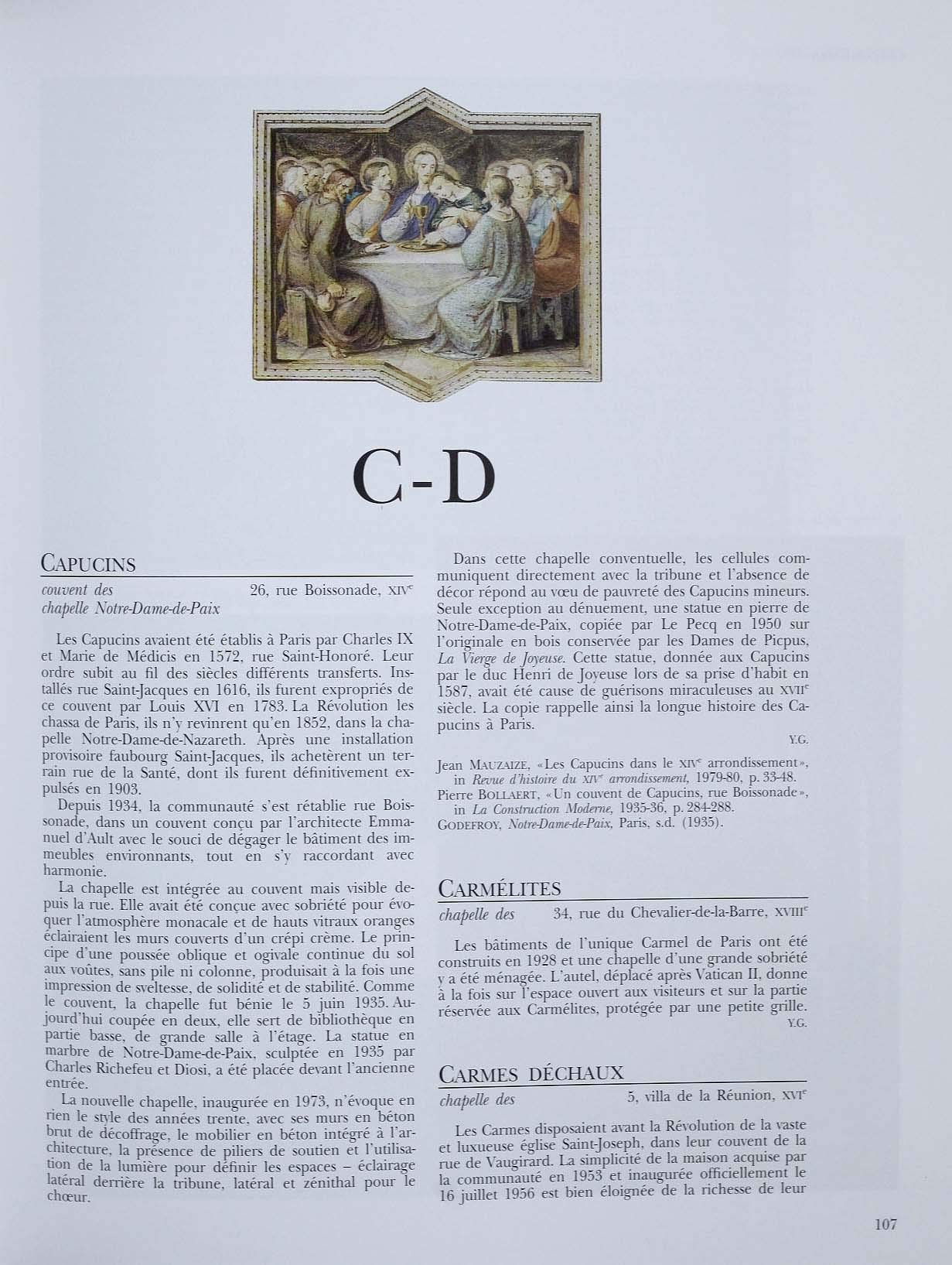 Le Dictionnaire des églises de Paris