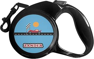 Race Car Retractable Dog Leash - Large (Personalized)