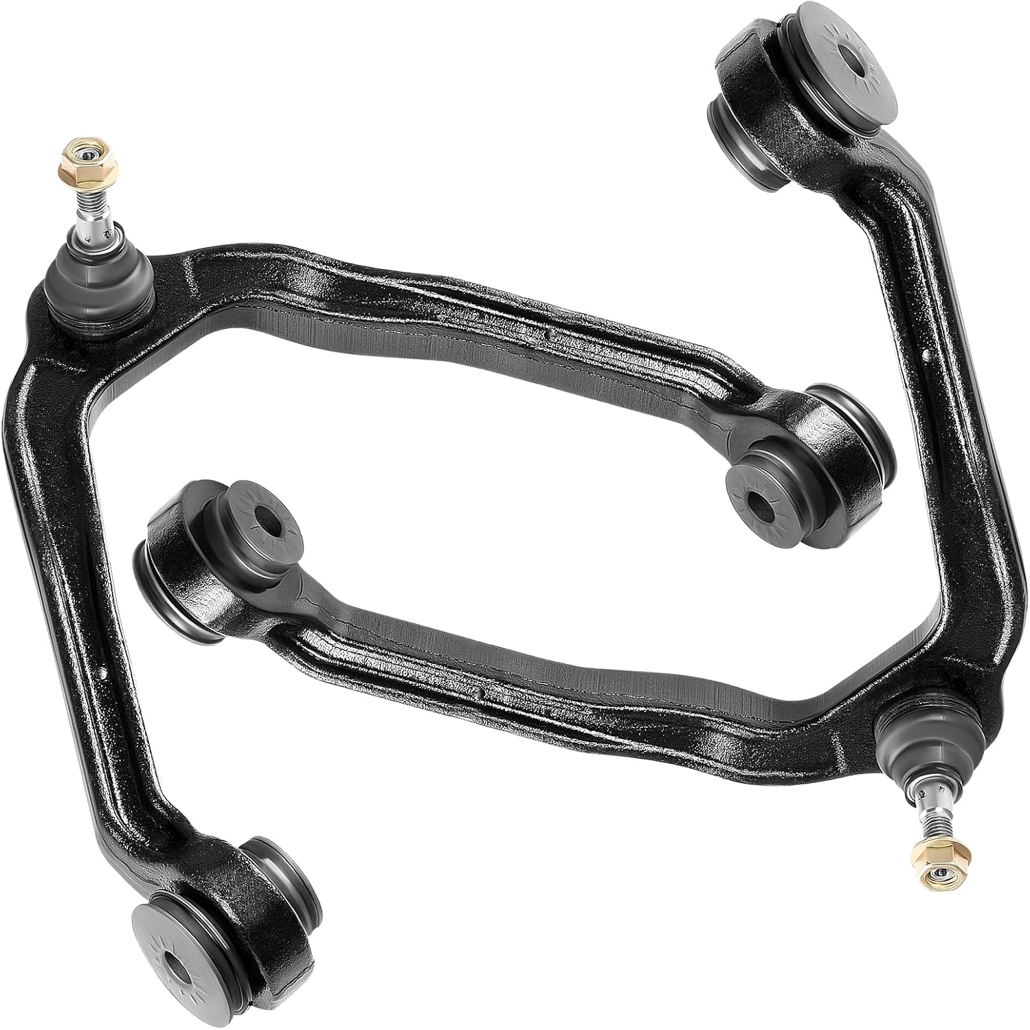 Front Upper Control Arm And Ball Joint With Offset Bushings Fit for Chevy Suburban 1500 2000-2006 for Chevy Avalanche 1500 2002-2006 for GMC Savana 2500 2003-2005 for GMC Yukon 2001-2006 (2Pcs)