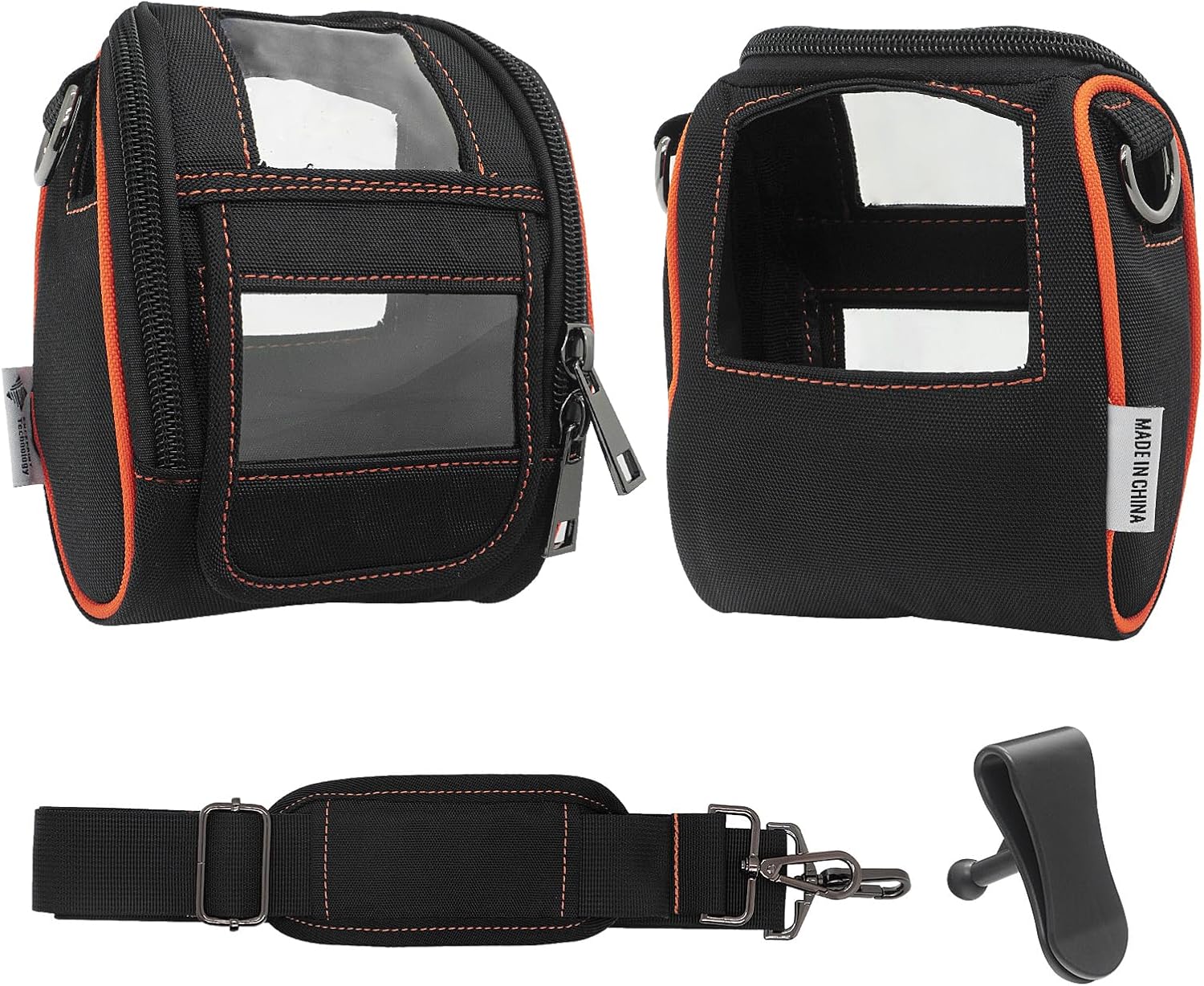 Soft Carrying Case for Zebra ZQ320 ZQ310 ZQ220 Mobile Thermal Printer - 2024 Upgrade Case Holster with Shoulder Strap and Belt Clip Compatible with Zebra ZQ320 ZQ310 ZQ220 Portable Carry Accessories image 2 of 7 B0D869KZMT