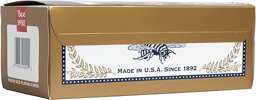 Vista 10 de Bee Signature Series - Baraja de naipes de 1 baraja de cartas negras, fina triturada, edición especial