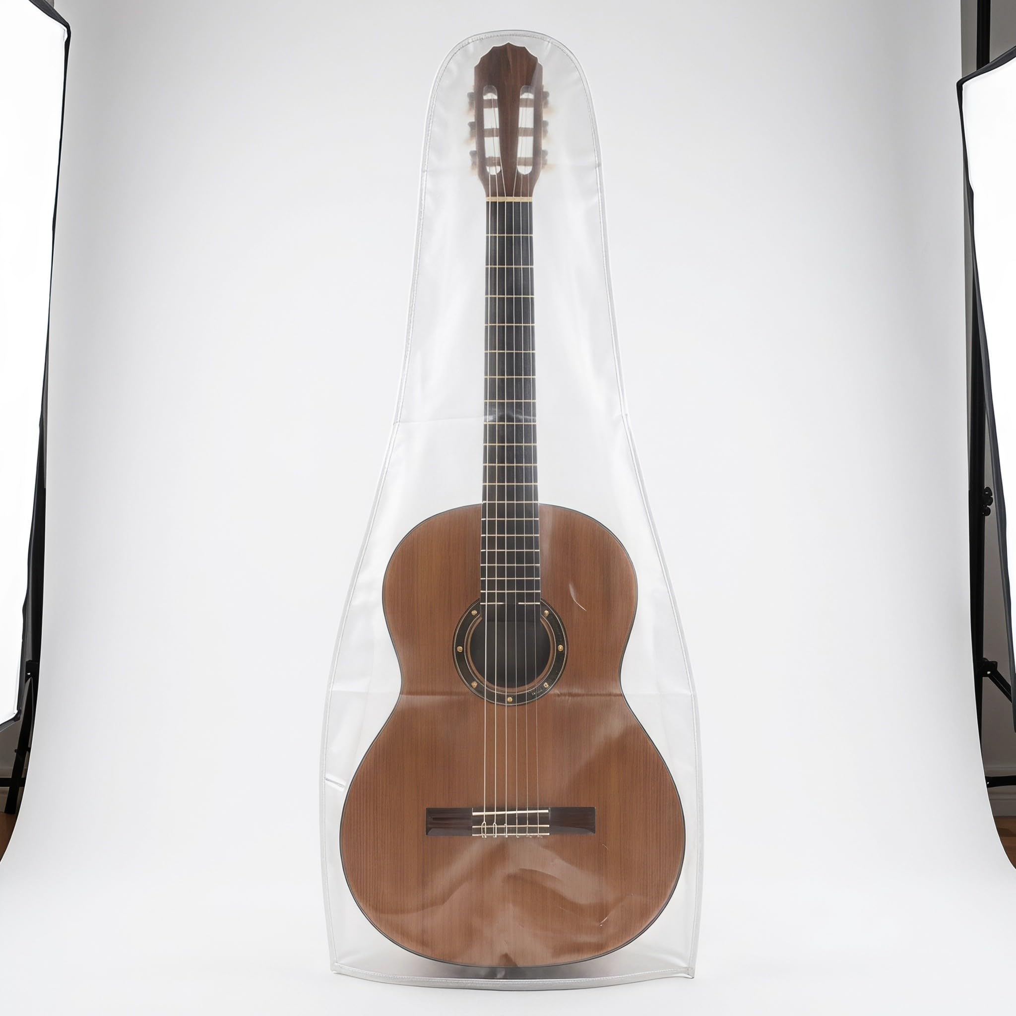 FRCOLOR 2 borse porta chitarra satinate, in PVC impermeabile, per