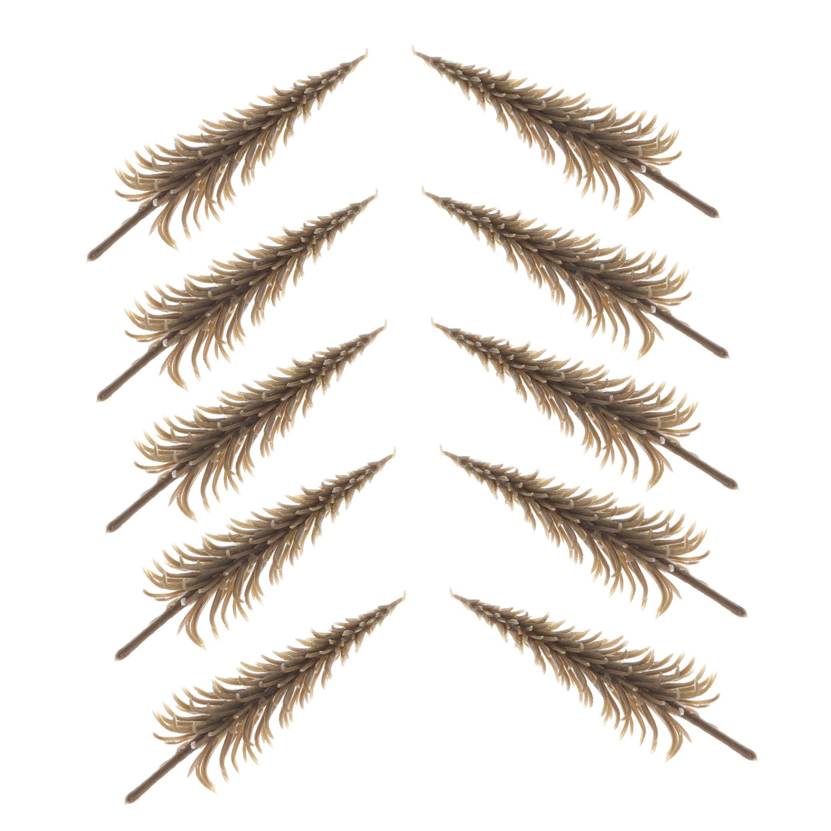 ORFOFE 100pcs Model Tree Fake Tree Plastic Mini Trees Plastic Mini Cedar Miniature Architecture Trees Small Tree Decoration Miniature Plastic Cedar Trees Plant Model Adornment Trees Decor