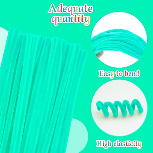 Vista 68 de Limpiapipas para manualidades a granel, juguetes y juegos para niños, 200 piezas de manualidades, tallos de chenilla para proyectos, decoración