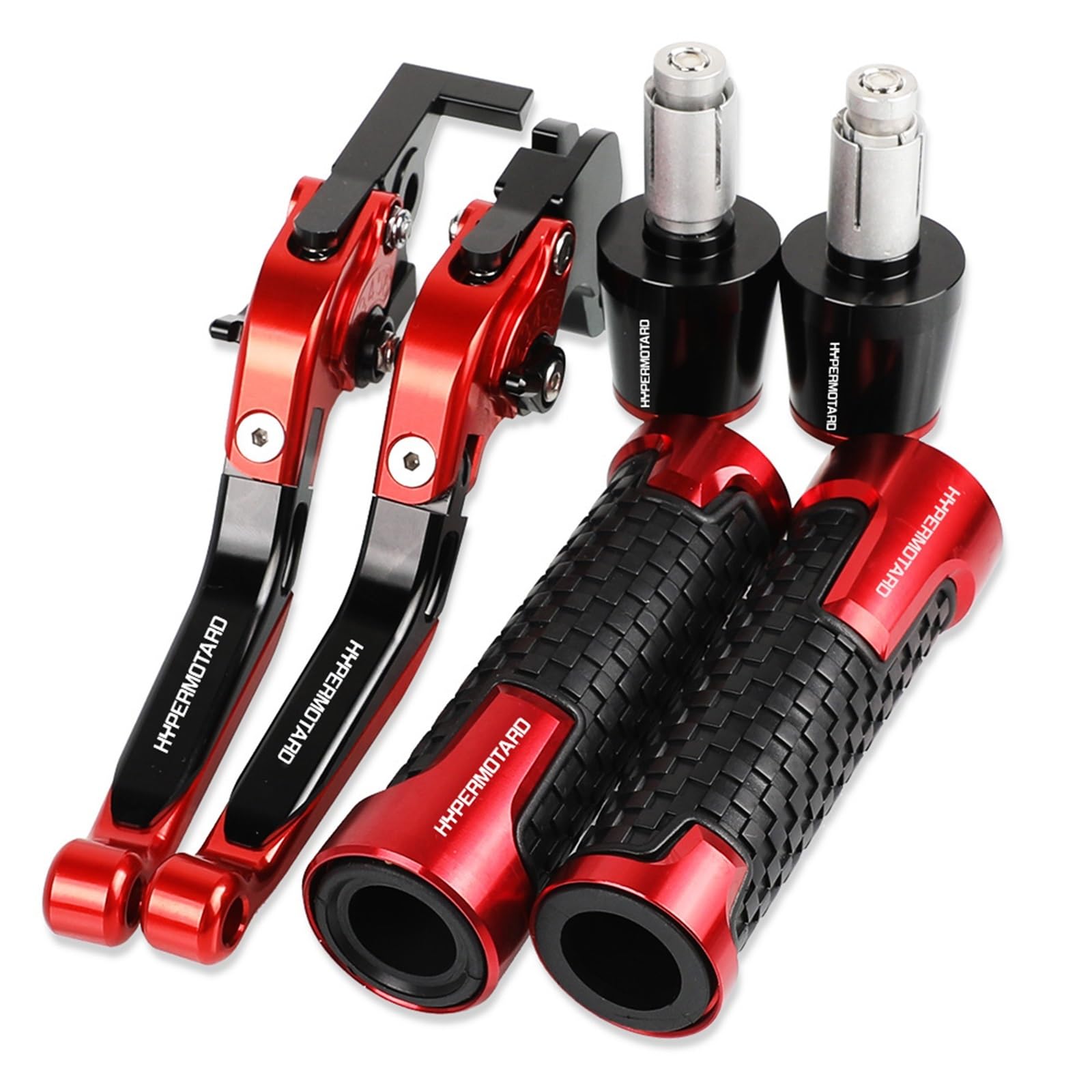Leviers d'embrayage de frein Ducati Hypermotard 939 SP 2016-2018 avec poignées de guidon assorties