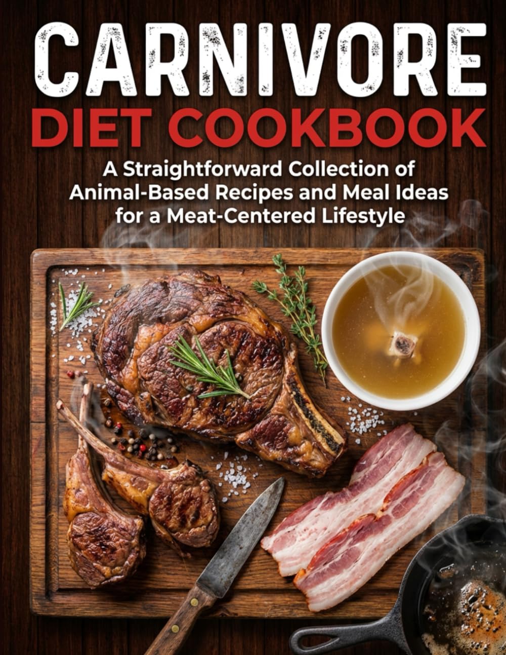 Carnivore Diet Cookbook: A Straightforward Collection of Animal-Based Recipes and Meal Ideas for a Meat-Centered Lifestyle