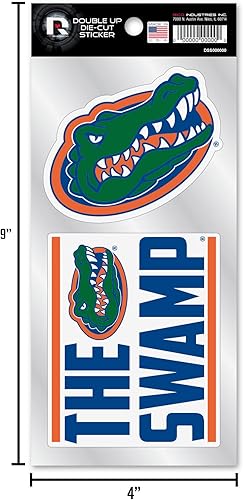 Miniatura 7 de Rico Industries NCAA - Lámina de calcomanías de 2 piezas unisex para adultos