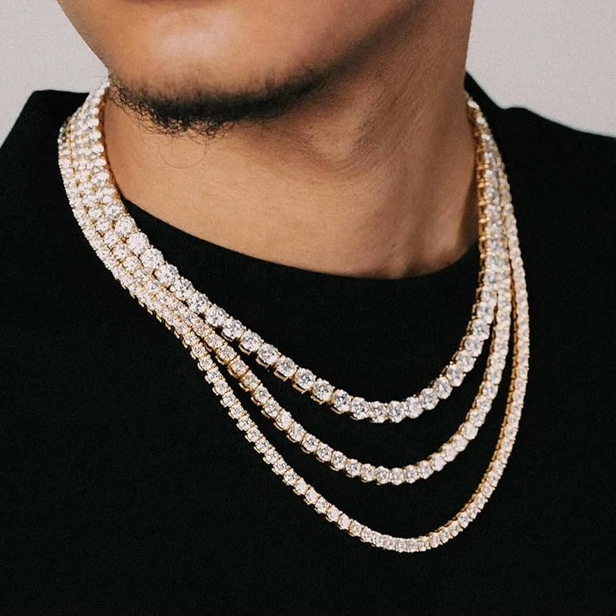 【圧倒的存在感】12.5ctモアサナイト×S925ネックレス　ブリンブリン 圧倒的存在感】12.5ctモアサナイト×S925ネックレス ブリンブリン