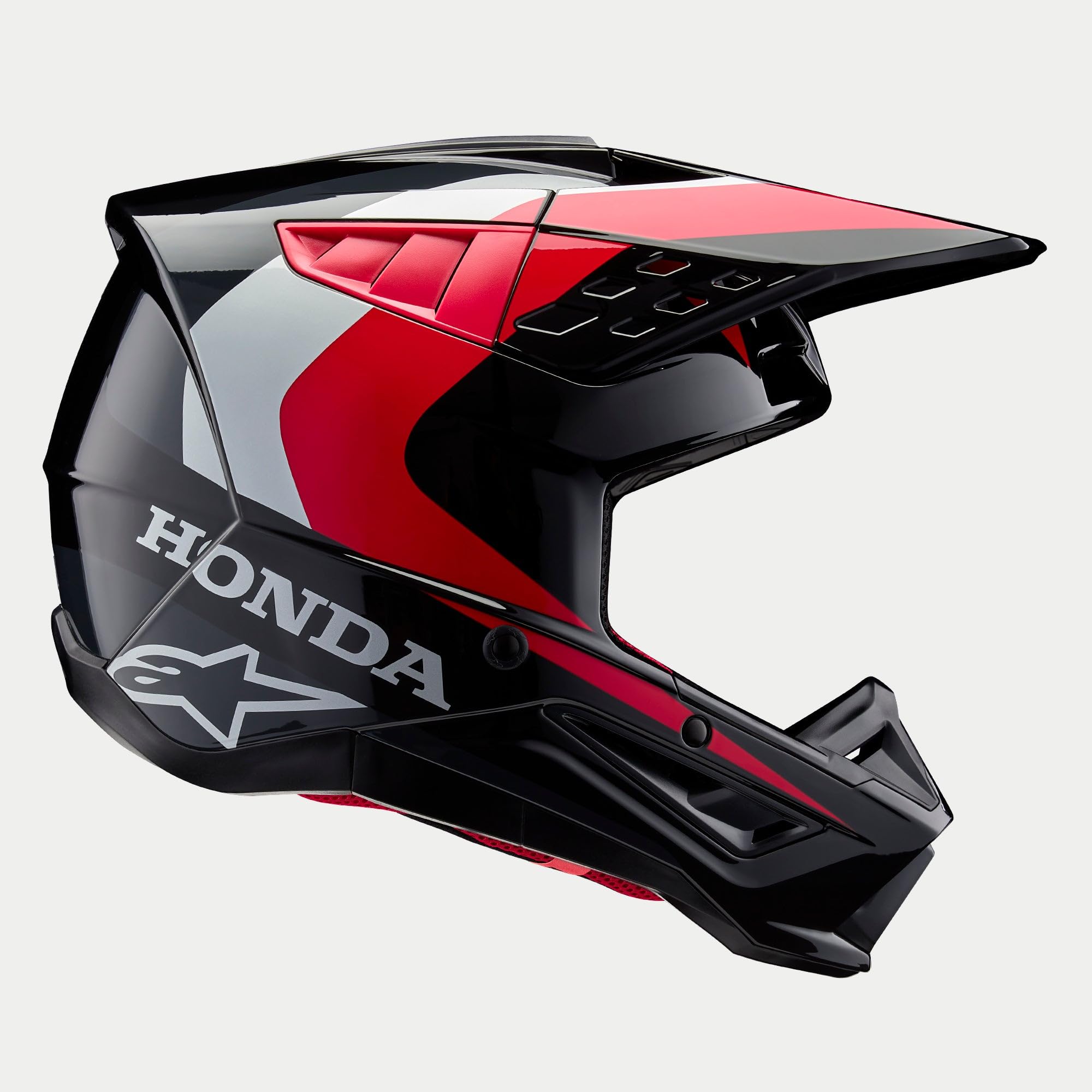 Amazon.com: Alpinestars 8308123-1333-XS: Honda S-M5 Helmet Black