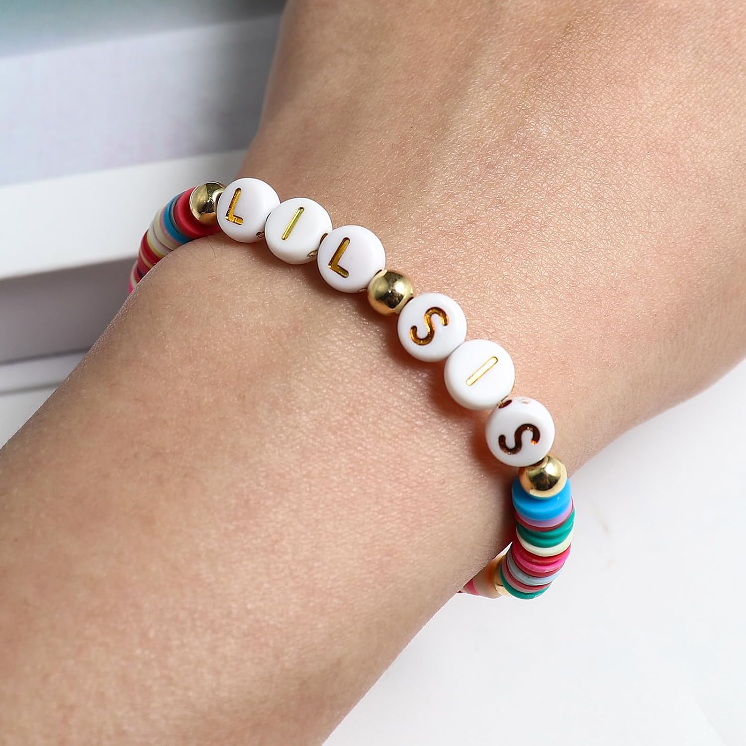 Big Sister Bracelets Big Bro Bracelets for Women Men Birthday Jewelry Gifts Big Sis Lil Sis Bracelets Sister Jewelry - Image 2