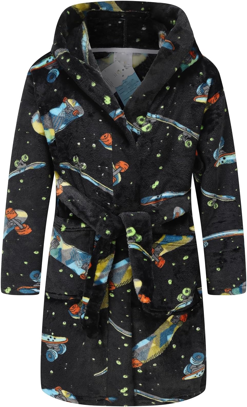 Boys Girls Bathrobes Soft Hooded Bathrobes Sleepwear robe for Girls boys