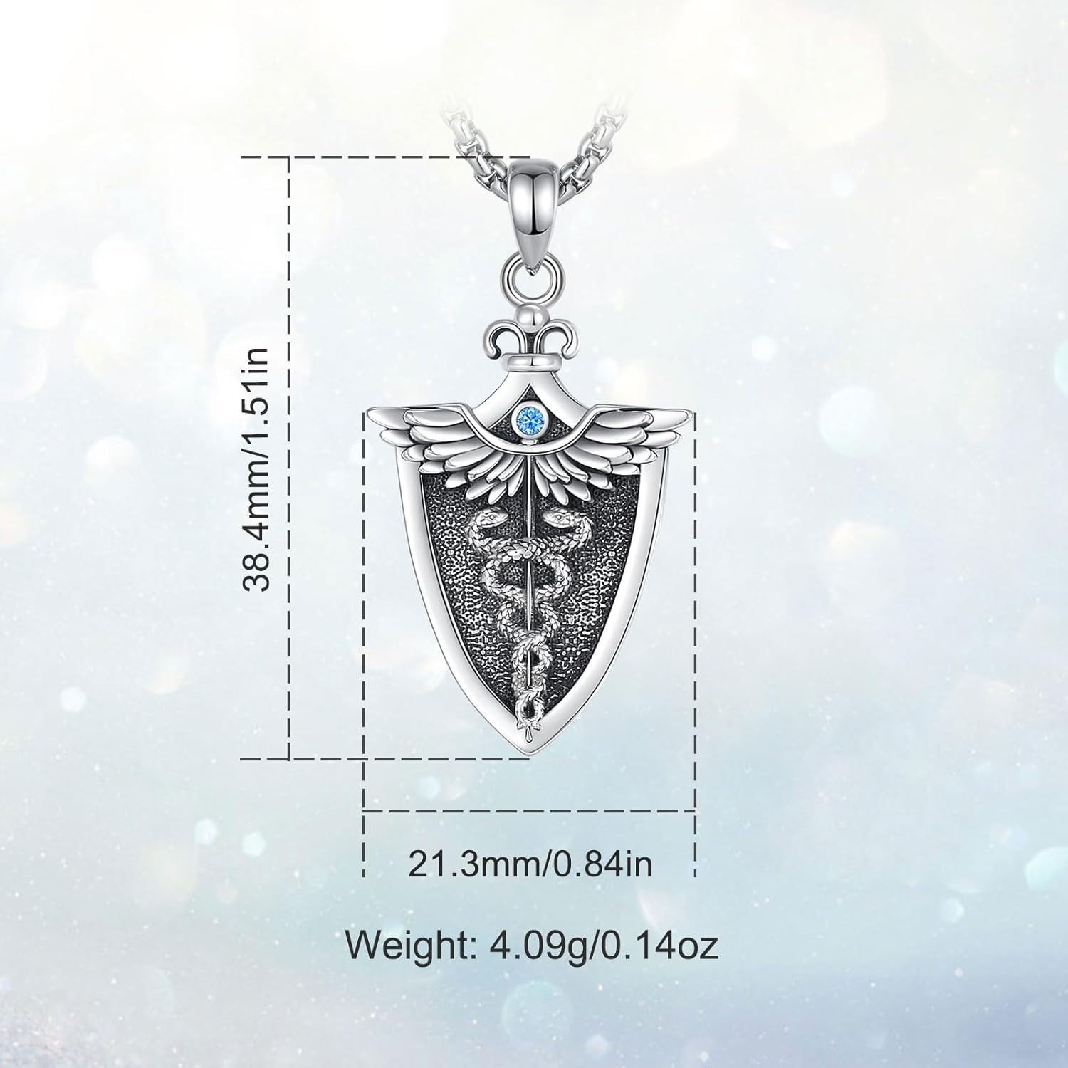 INFUSEU Mystical Hecate Triple Moon Goddess Necklaces, Divine Feminine Protection Gifts - Image 6