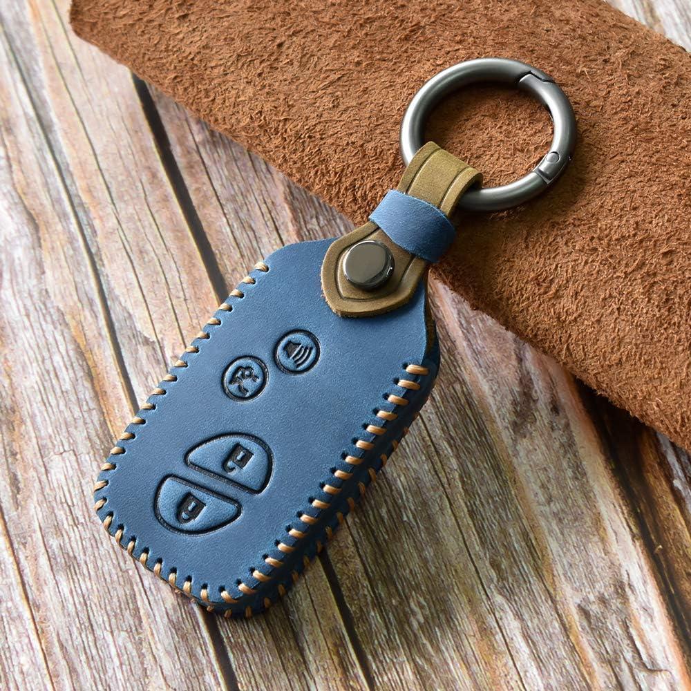 SANRILY Leather Key Fob Case for Lexus RX350 ES350 RX450h IS250 GX460 LX570 HS LS