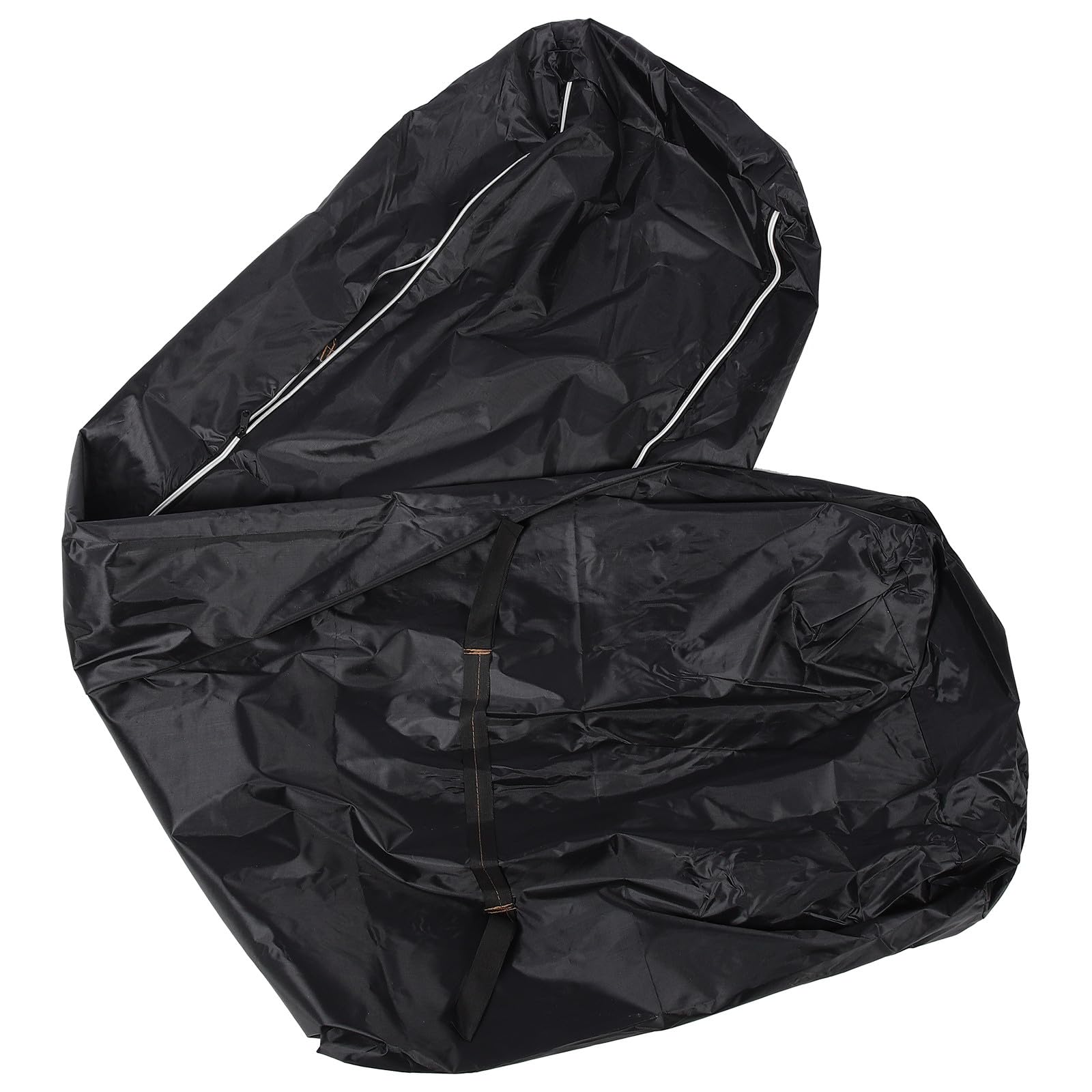 Hohopeti Borsa per Cadaveri in Pvc e Tessuto Nero, Alta Capacità Barriera Elevata e Resistenza All'usura, per Trasporto e Conservazione Sicura del Corpo