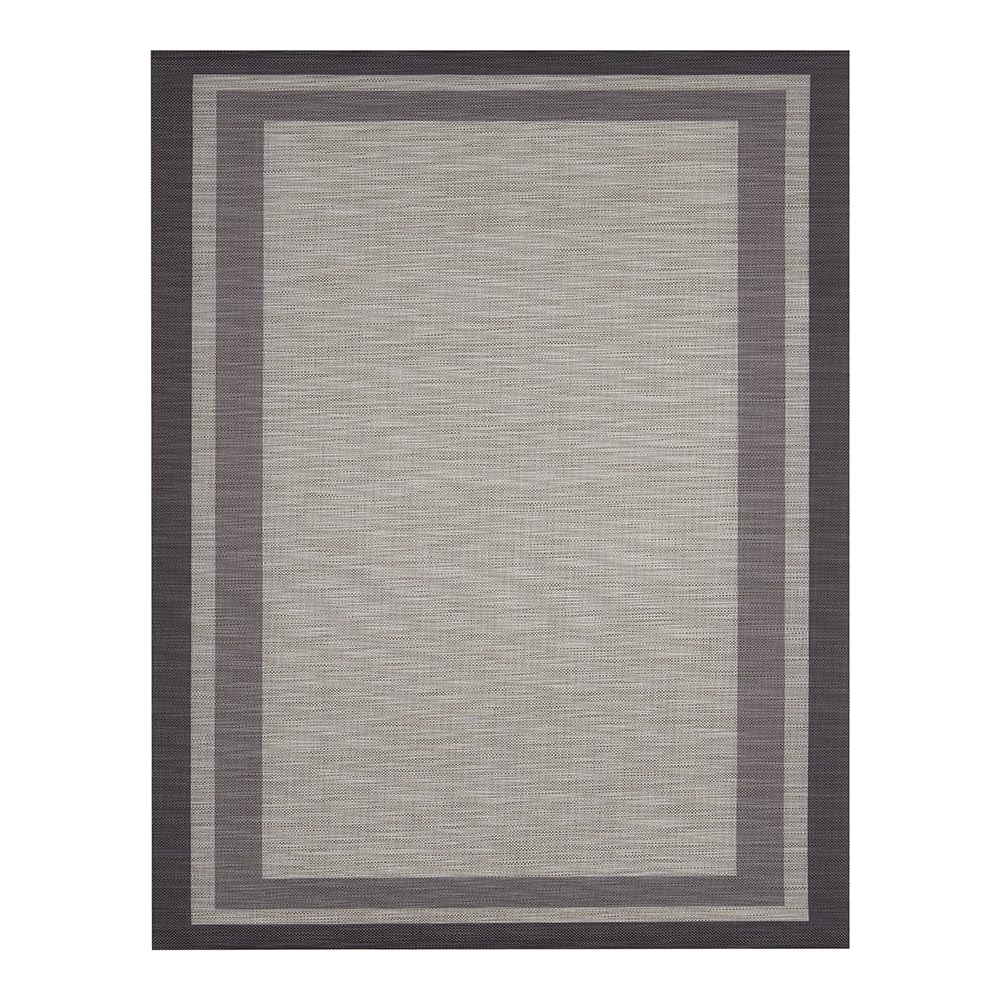 DECASATEXTIL - Alfombra Vinilica - Alfombra Salon Cocina - Antideslizante Resistente, Impermeable, Lavable - Compatible con Robot Aspirador - Variedad de Tamaños y Diseños(120cm x180cm Cuadros-Gris)