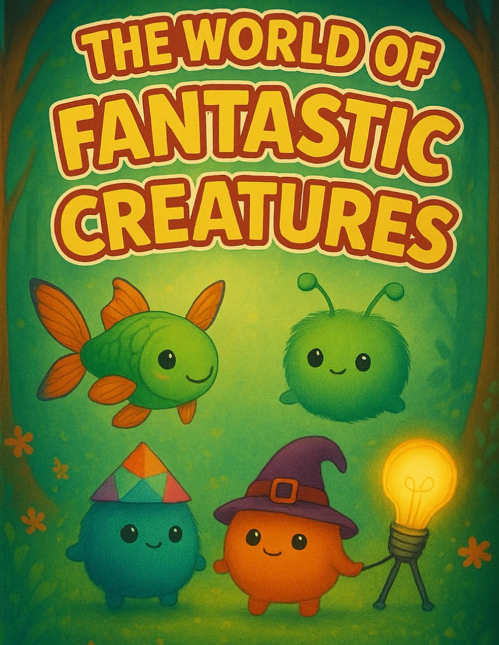 The World of Fantastic Creatures: A Fun Coloring Book Filled with Cute and Magical Creatures for Kids