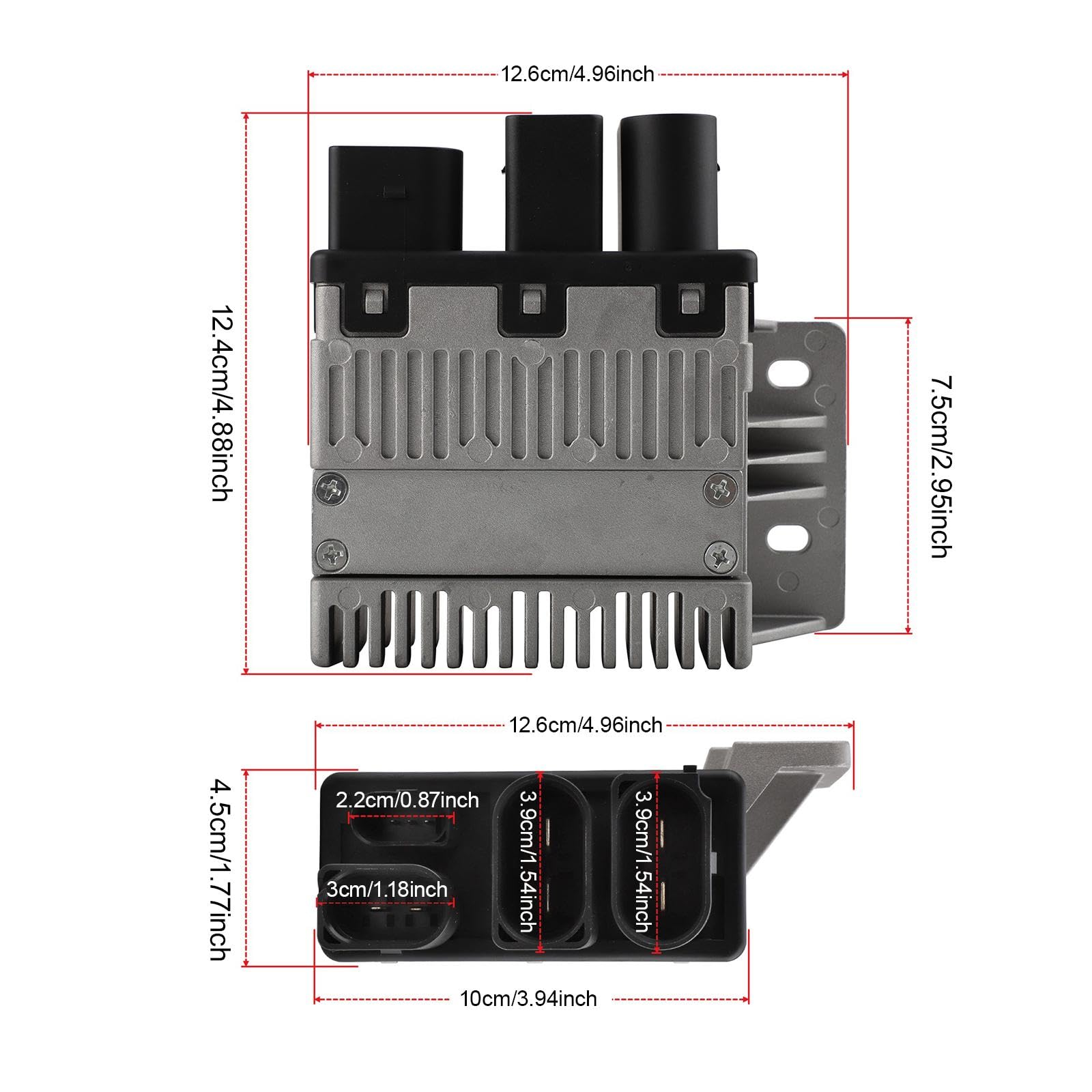 Módulo de Control Del Ventilador, Accesorio para Automóvil, Unidad de Control Del Ventilador Del Radiador, Relé para Transporter T5
