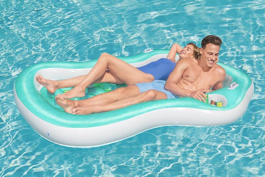 Thumbnail 5 de Bestway Tumbona Inflable Isla, Cama Flotante para Piscina🛟