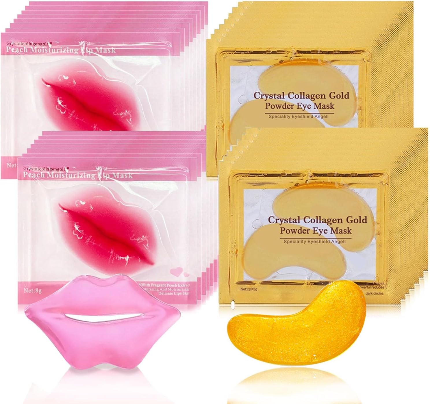 NIYET 30 pieces of Moisturizing Collagen Crystal Lip Mask