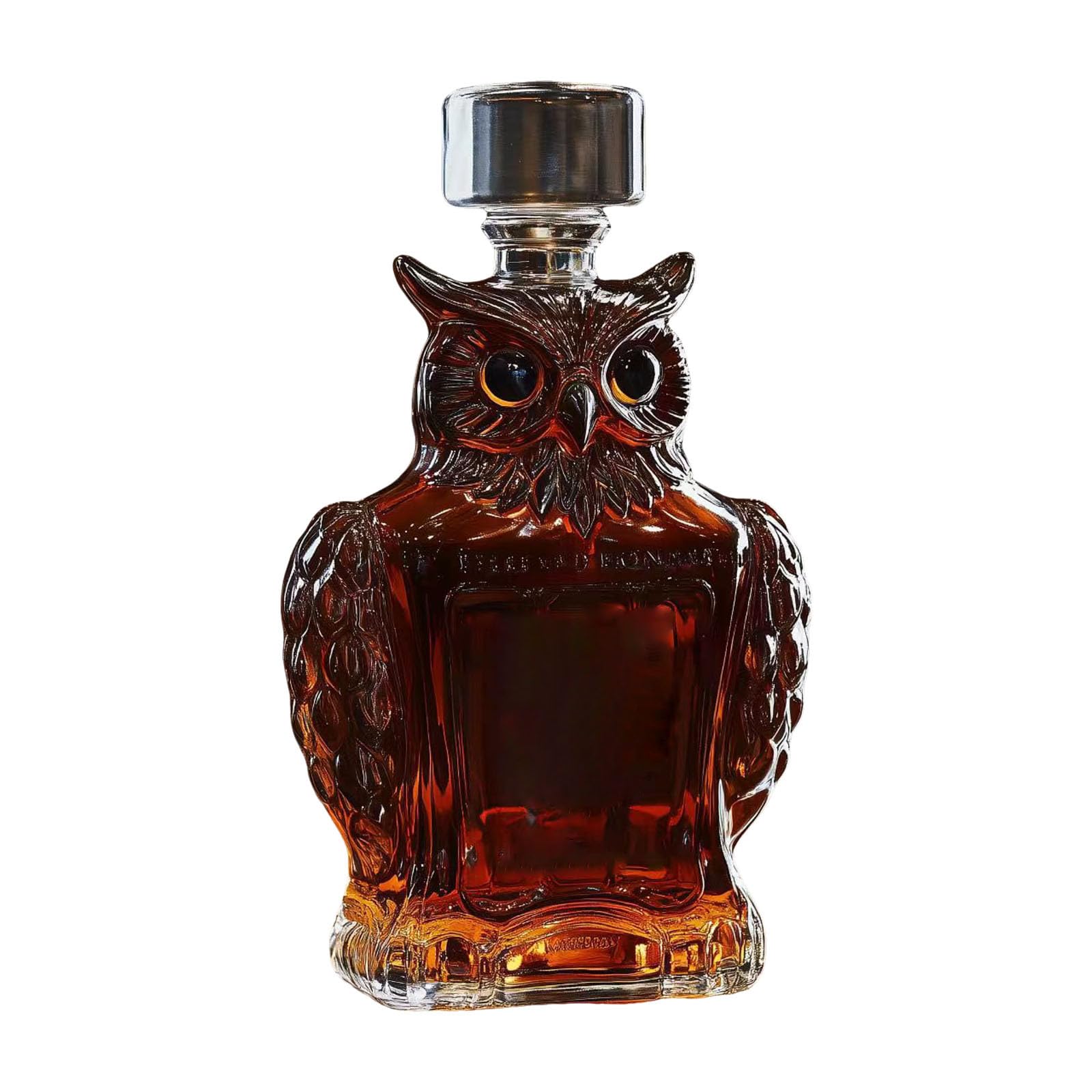 2025 Wildlife Shaped Whiskey Bottle, Funny Whiskey Decanter Gifts for Men, Dad, Husband, Unique Engraved Whiskey Glasses, Home Bar Decoration for Whiskey Lovers