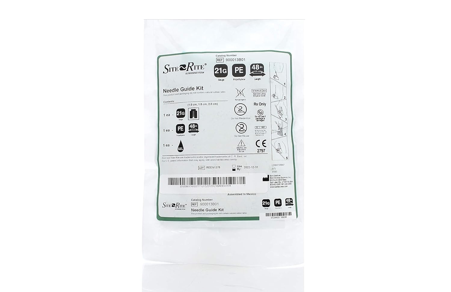 Bard Access Systems KIT Aguja guía 21 calibre 900013B01 (caja de 10