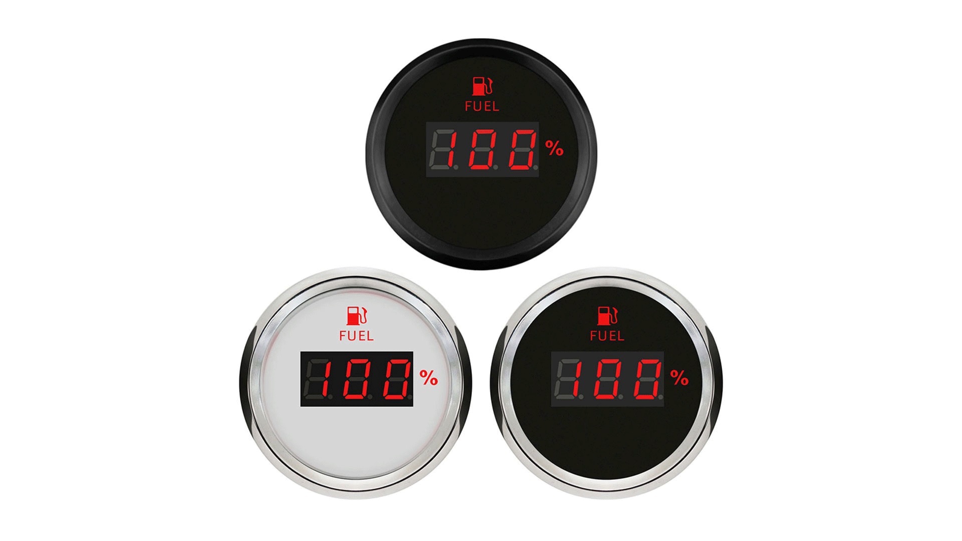 Fuel Gauge 52mm With Fuel Level Sensor 125mm 175mm 275mm 240-33ohm Oil - View #10