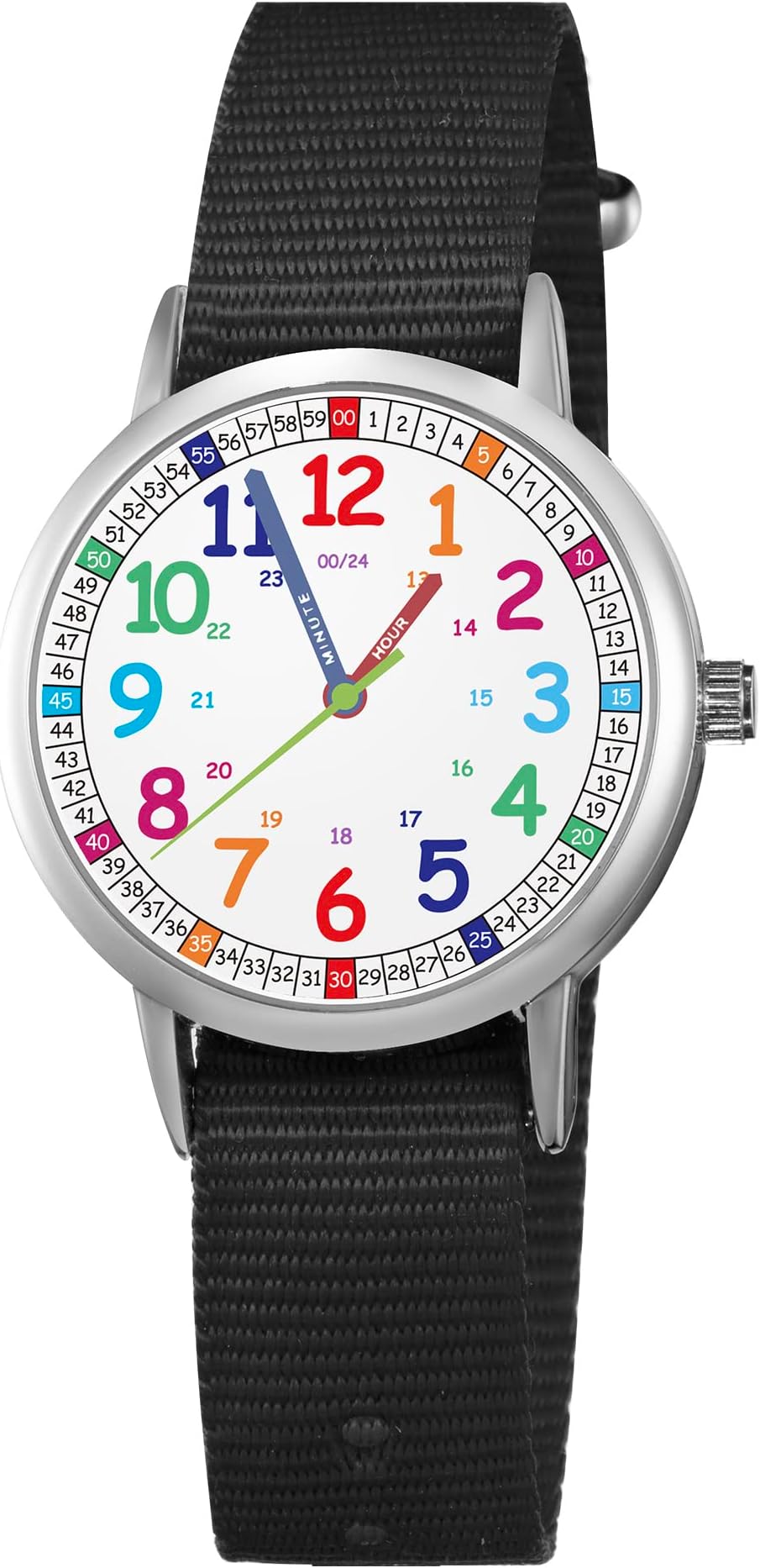 Kids Watch for Girls and Boys,for Children's Toddler Learning Time and Easy to Read Time, Analog Watch for Boys and Girls Ages3~11
