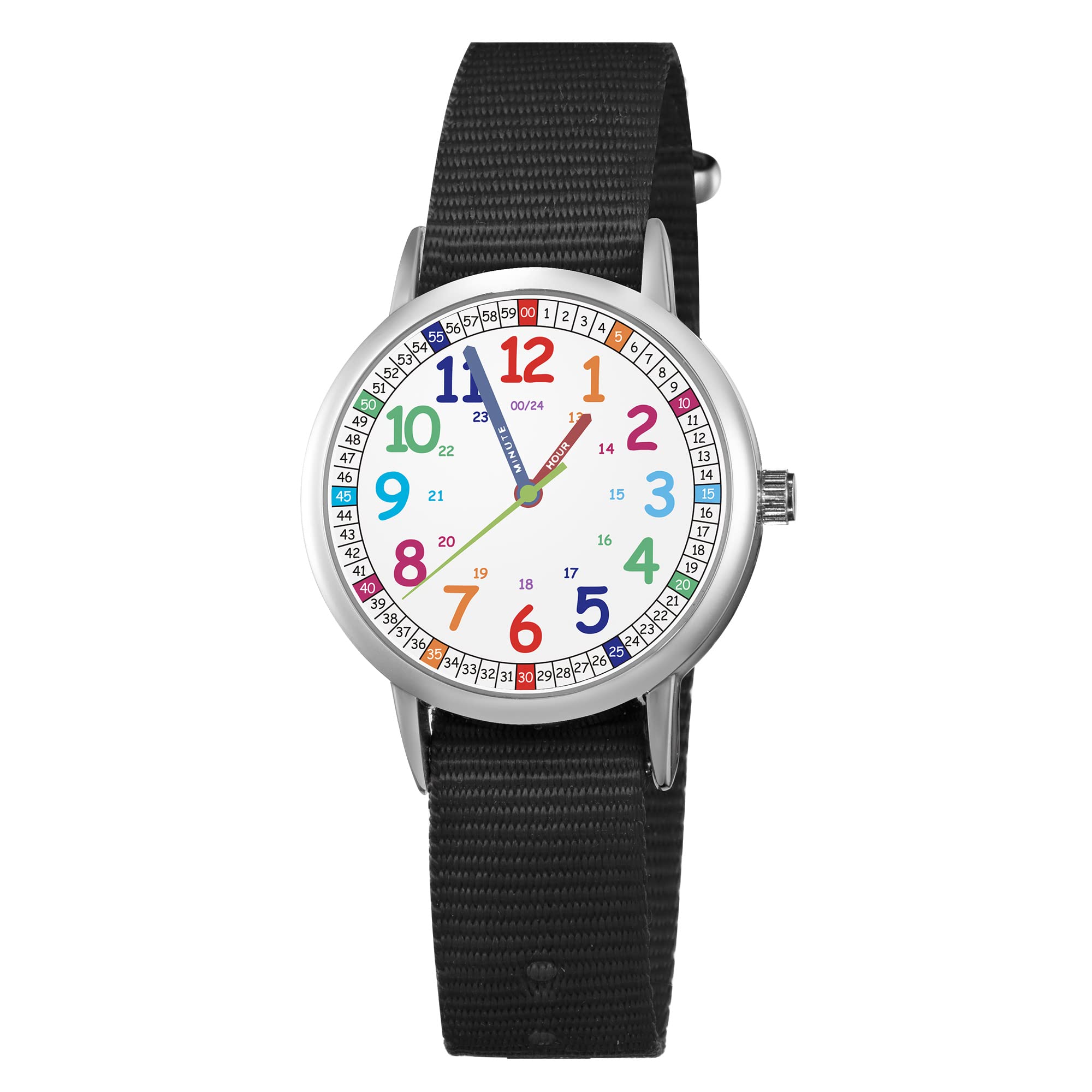 Kids Watch for Girls and Boys,for Children's Toddler Learning Time and Easy to Read Time, Analog Watch for Boys and Girls Ages3~11