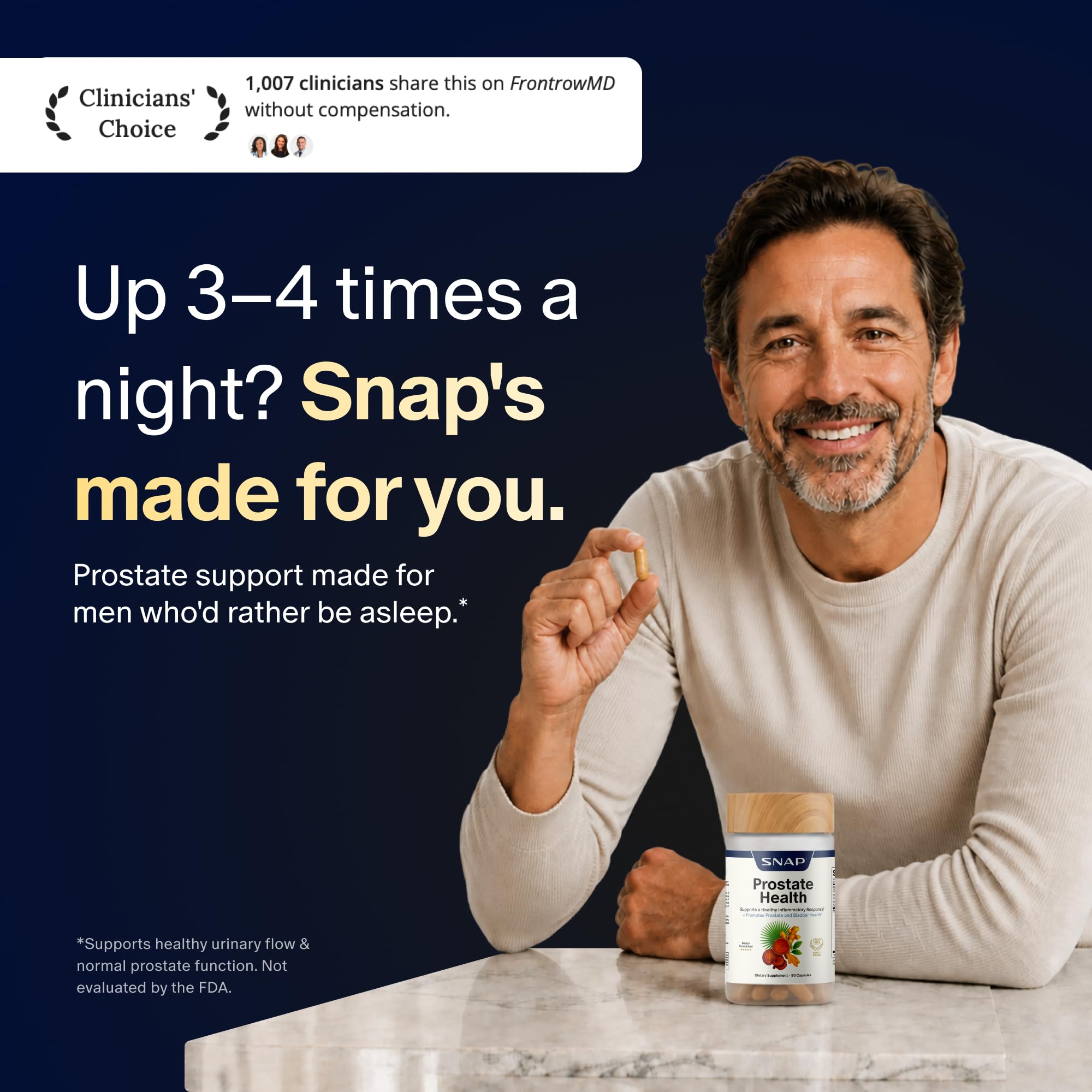 Snap Supplements Prostate Health Supplements for Men, 90 Vegan Capsules — Amazon image 2