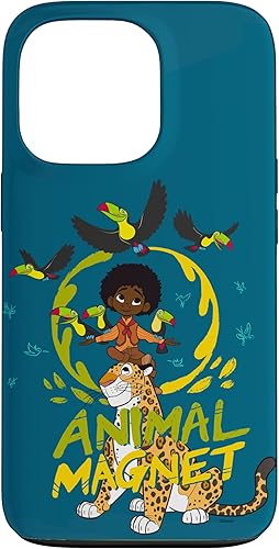 Carcasa para iPhone 13 Pro Disney Encanto Antonio Animal Magnet Dark Teal