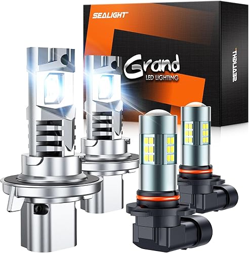 Vista 34 de SEALIGHT Bombillas LED antiniebla H8 H16 H11 amarillas, 600% de brillo, bombillas LED H11, lámparas antiniebla amarillas, 3000 K ámbar de fuerte