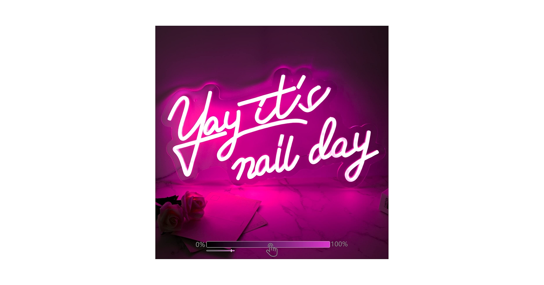 ネオンサイン　ピンク　it's a beautiful day to start ネオンサイン ピンク it's a beautiful day to start ネオン
