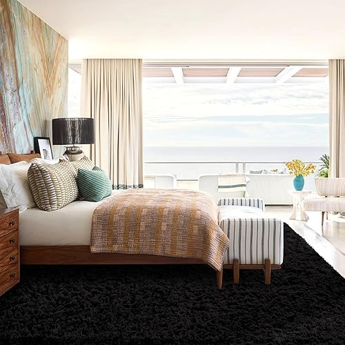 Miniatura 2 de BALAPET Alfombra moderna de felpa de 10 x 14 pies, ultra suave, grande, de piel sintética, para dormitorio, sala de estar, alfombra interior