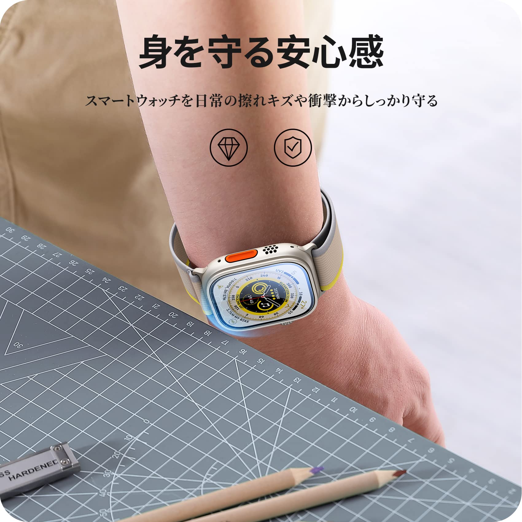 Amazon.co.jp: NIMASO ガラスフィルム Apple Watch Ultra 3 (2025) / 2