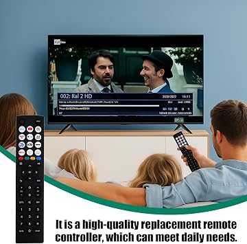 TV Remote Control for Hisense, TV Remote for Hisense VIDAA 4K UHD Smart TV 40A4KV 32A4KV 43A4KV, Replace EN3G39 ERF3A80 EN2A30, 12 Shortcut Buttons, No Setup Required