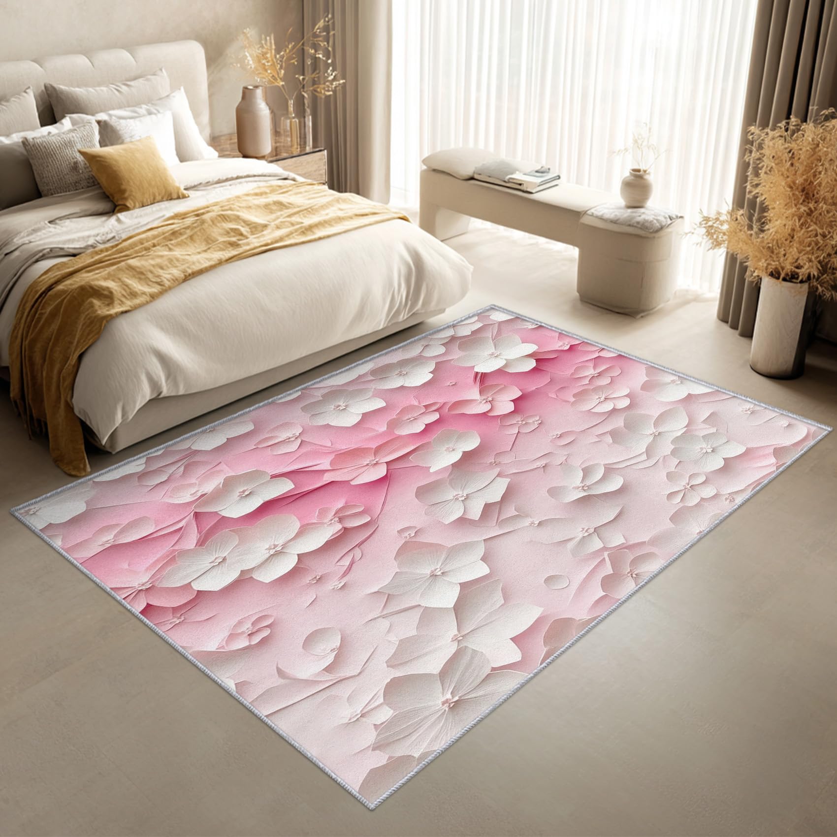 Générique Tapis Fleur 3D, 240x340 cm