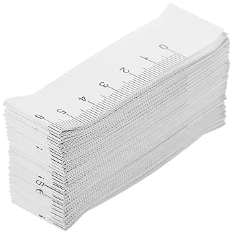 Yardwe 100pcs Wound Measuring Rule 100CM Paper Measuring Tape Disposable Double- Sided Paper Tape Wound Measurement Tools for Clinics Classroom Offices