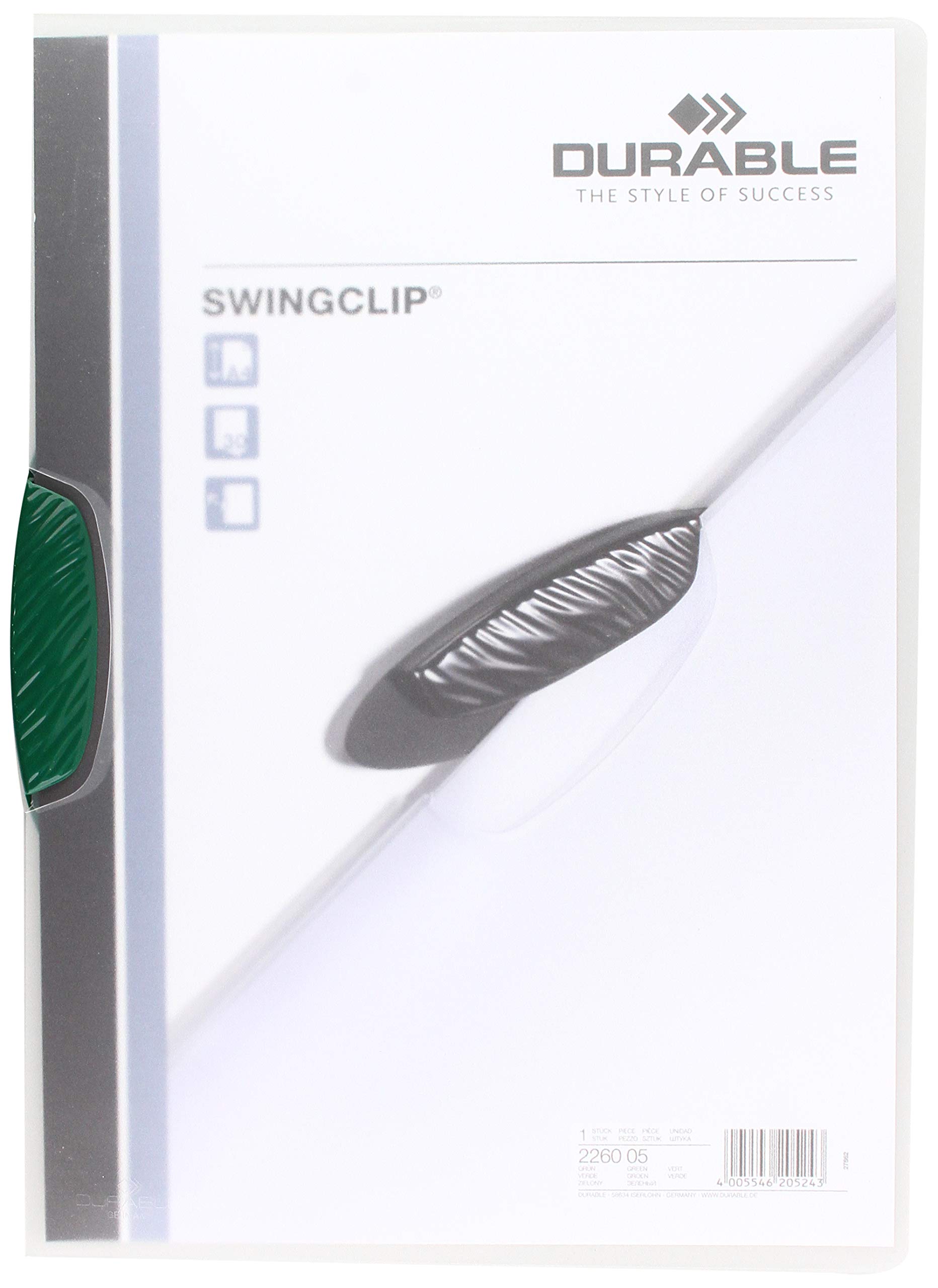 Durable SWINGCLIP 30 Document Swing Clip File Folder - 25 Pack - A4
