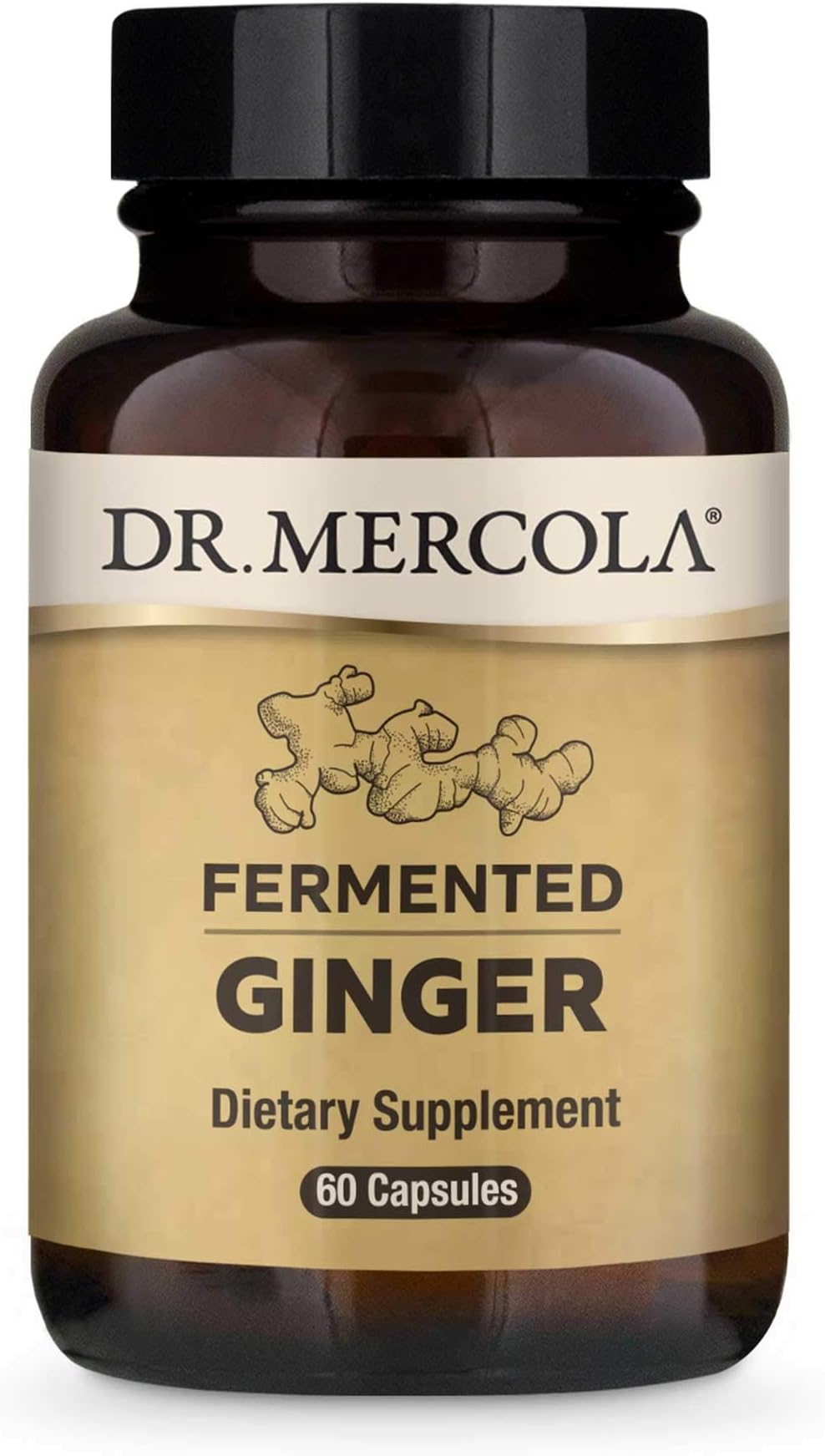 Dr. MercolaFermented Ginger 60 Capsules, 163822