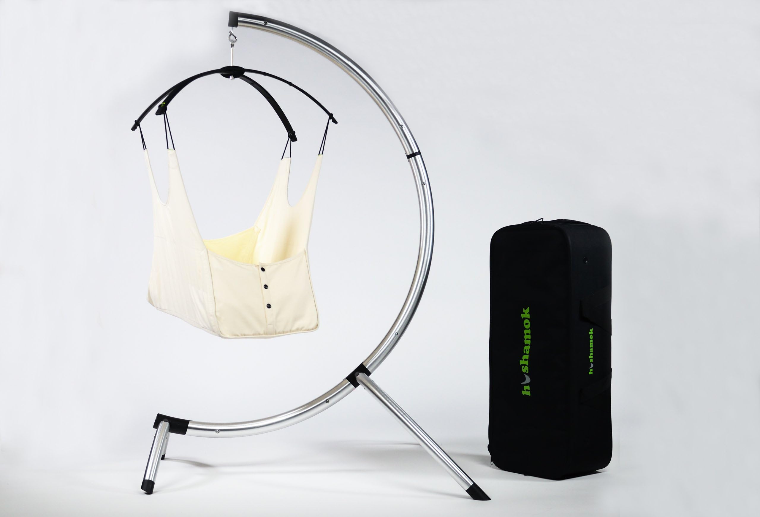 Hushamok Organic Hammock, Dream Stand and Travel Bag