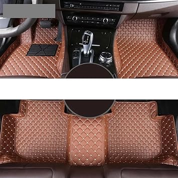 Car mat Custom Car Floor Mats for bmws I3I01 I4G26 I8I12 Auto Carpets Foot Car AccessorieBrown,I8I12