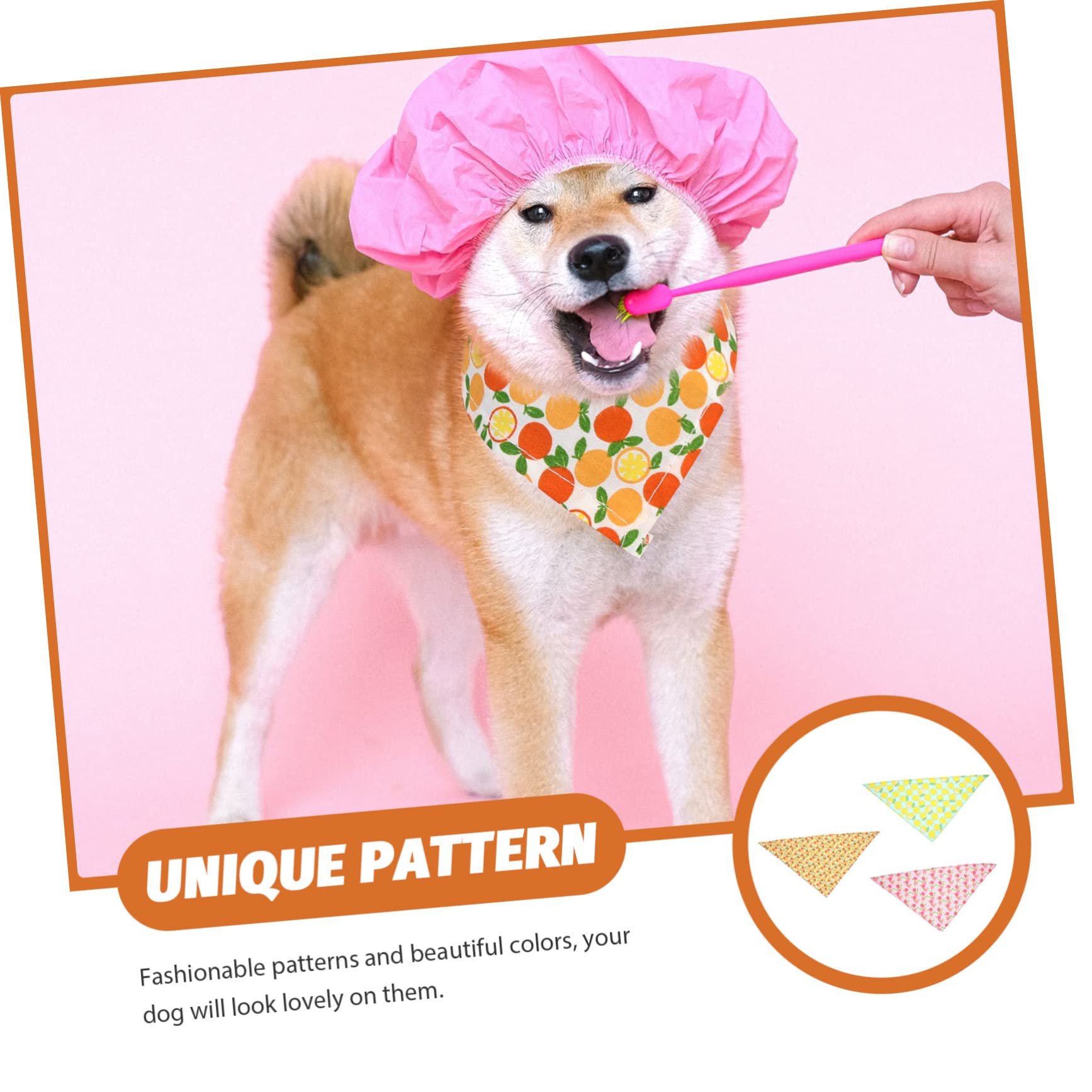 INOOMP 15pièces Bandanas Décoratifs pour Chiens Écharpes Résistantes pour Animaux De Compagnie Accessoires Et pour Et Sorties