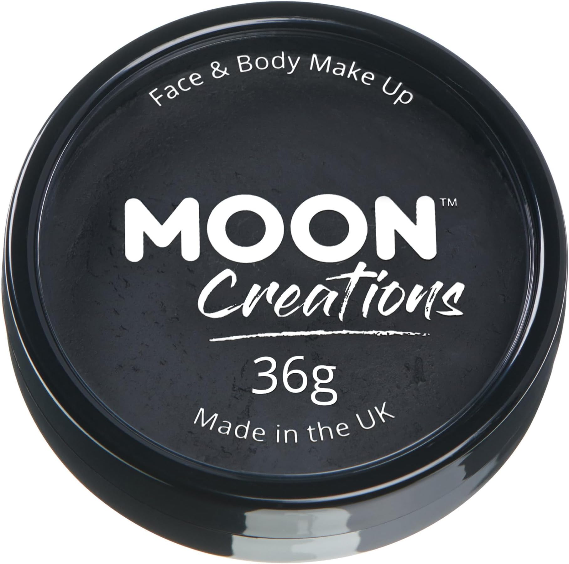 Pro Face & Body Paint Cake Pots - Black