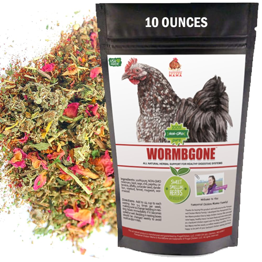Premium Backyard Chicken Nesting Herbs (10 oz) - Naturally Keep A Clean Coop Your Hens Will Love